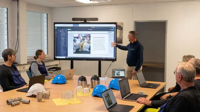UTV Academy les op een terminal in Duitsland